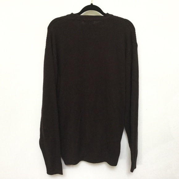 NWT Concepts by Claiborne Thick Brown Sweater - Picture 5 of 5